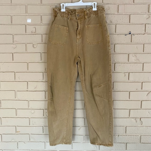Bohme Tan Wide Leg Pants - Picture 1 of 9